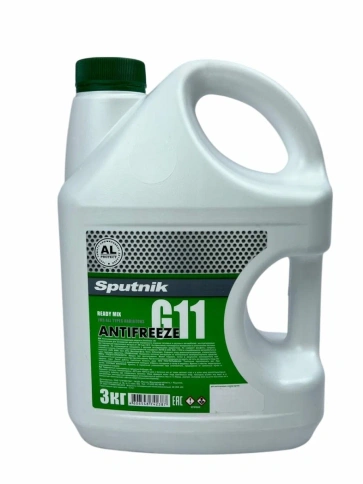 SPUTNIK антифриз G11 зеленый 3кг фото 1