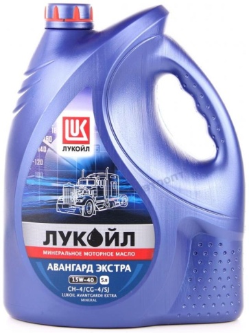 15W40 ЛУКОЙЛ АВАНГАРД ЭКСТРА CH-4/CG-4/SJ  5Л  масло моторн Т фото 1