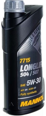 5W30 MANNOL LONGLIFE 504/507 C3  7715 1л  масло моторное фото 2