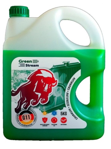 Антифриз ANTIFREEZE GreenStream G11Green 5 кг. фото 1