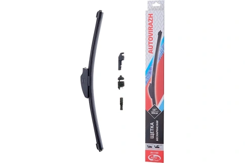 Щетка с/о "AV-155Y" 40см/16"  бескаркасная  AUTOVIRAZH AV-001615 фото 1