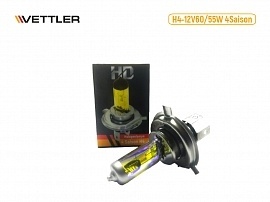 Лампа галоген. H4 12V 60/55W VETTLER HD всепогодная "4 сезона" 17980 фото 1