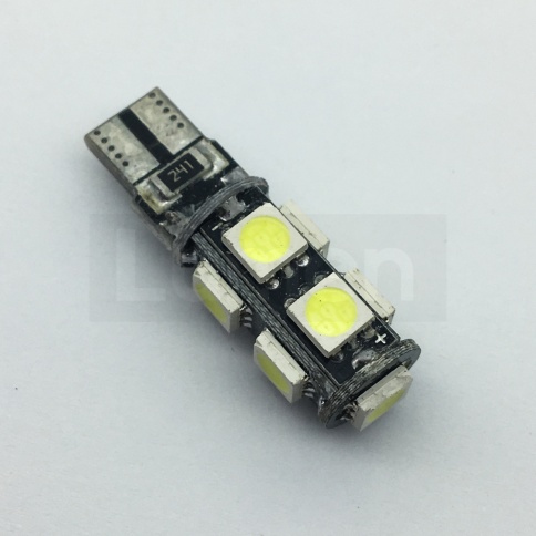 Лампа светодиод. T10 12V Lumen Alfa T10-5050-9SMD Canbus (в уп. 10шт) MLD-12VT10-1112 фото 1