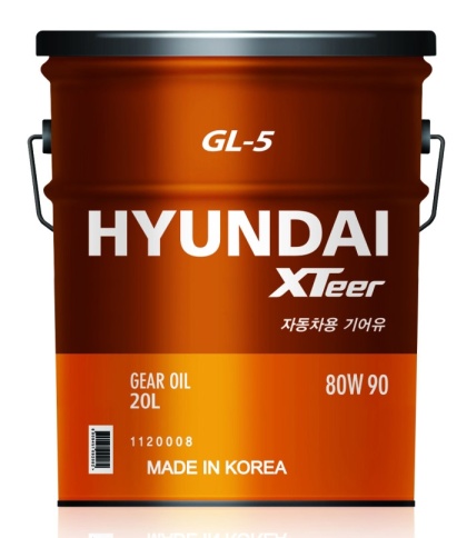 80W90 Hyundai XTeer Gear Oil-5 20L  API GL-5 трансмиссион.масло фото 1