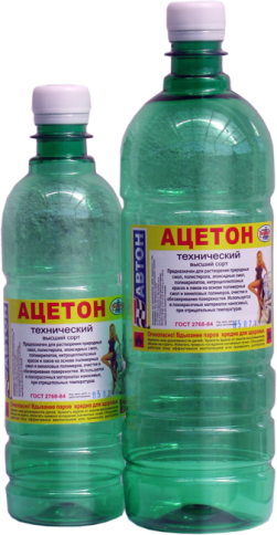 Ацетон ПОЛИХИМ  0,5 л. ATN-S46026 фото 2
