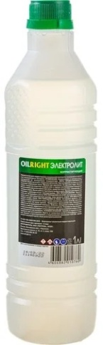 Электролит корректирующий 1,34г/куб.см OILRIGHT 1л. фото 2