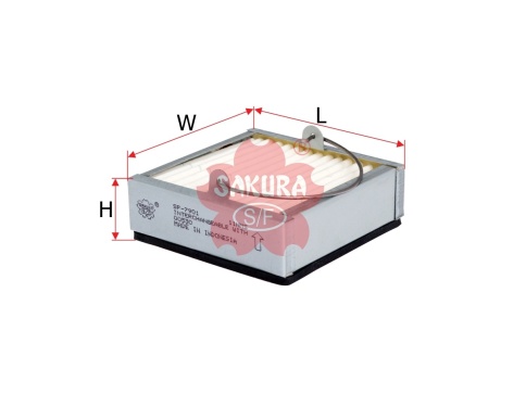 ФИЛЬТР ТОПЛ. SAKURA SF-7901 76x76x24 \ SEPAR2000 (PU 84, FS19733) фото 1