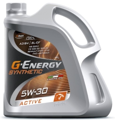 5w30  G-Energy   SyntheticActive  масло  (4л /3,416кг)   253142405 фото 1
