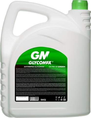 Антифриз GLYCOMAX Green G11 (зеленый) 5 кг фото 2
