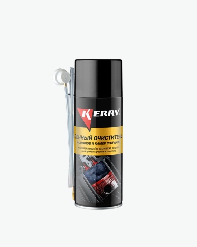 Раскоксовка двигателя. Пенный очиститель клапанов и камер сгорания KERRY KR-919 520 мл  фото 1