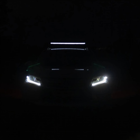 Светодиодная балка SolarX Tangra Х4 DRL+ Поворотник 2 крепления 1020*33*59mm																 фото 5