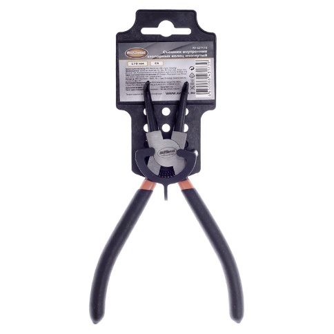 Съемник внутренних стопорных колец изогнутый 170мм "AV Steel" AV-627170 фото 1