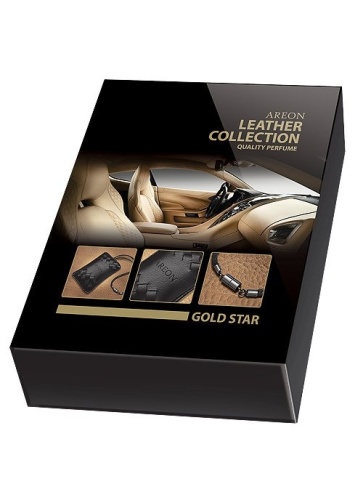 Ароматизатор  AREON мешочек Премиум  "LEATHER COLLECTION STAR" фото 1