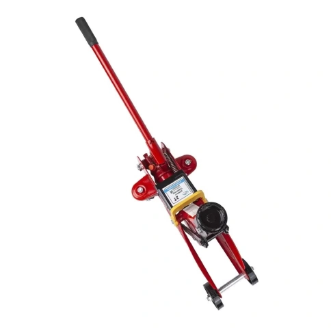 Домкрат гидравл.подкатной 2т +кейс  (красный) (подъем 310 мм)  AV-075202  "AUTOVIRAZH" фото 2