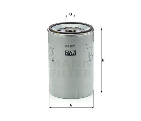 ФИЛЬТР ТОПЛ. MANN WK 1070 X фото 1