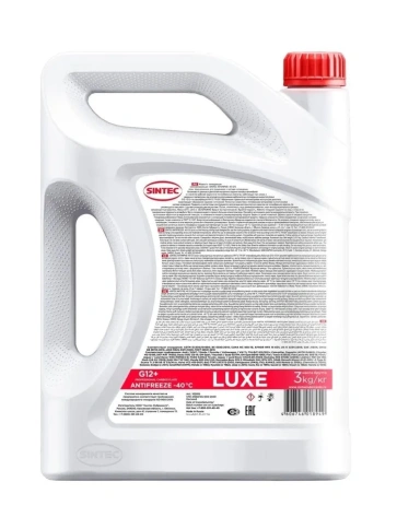 Антифриз Sintec LUXE  G12  красный 3л фото 2
