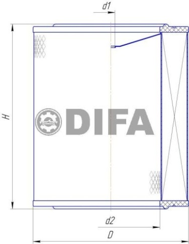 ФИЛЬТР ВОЗД. ДИФА 4328 фото 2