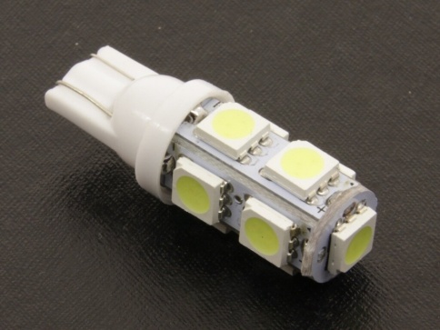 Лампа светодиод.  Т10 24V Lumen Quantum T10-5050-9SMD (в упак.10шт) MLD-24VT10-1693  фото 1