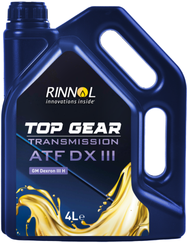 ATF DX III RINNOL TOP GEAR 4л масло трансмиссион. минер. фото 1