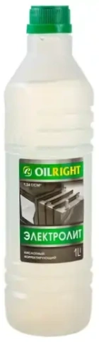 Электролит корректирующий 1,34г/куб.см OILRIGHT 1л. фото 1
