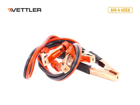 Провода пусковые, 400 А, 2,5м.  VETTLER (AM-4) 17286 фото 1
