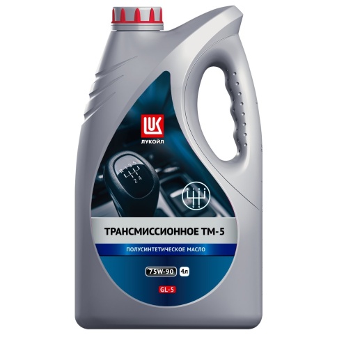 75w90 ЛУКОЙЛ ТМ-5 GEAR П/С 4Л трансм масло 2240009/3590929 фото 1