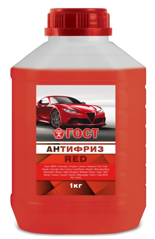 Антифриз ГОСТ Казанский    Красный    1кг фото 1