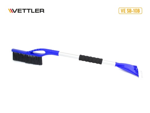 Щетка со скребком для удаления снега и льда 78см мягкая щетина VETTLER  (VE SB-10B) 18758 фото 1