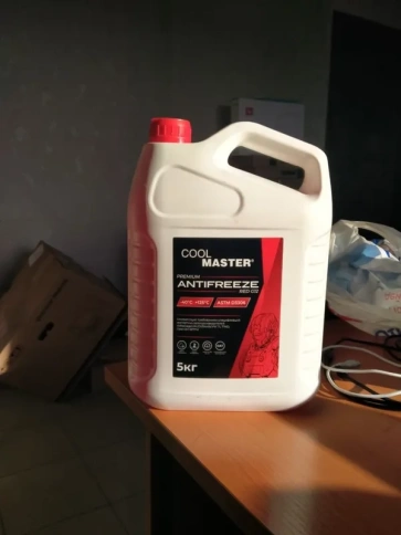 Антифриз COOL MASTER Red G12+ (красный) 5 кг  фото 3