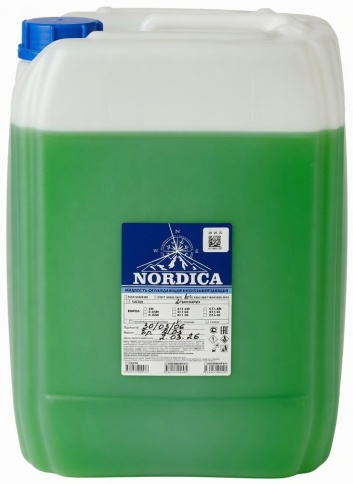 Antifreeze -40 G11 NORDICA зеленый (20 кг) фото 4