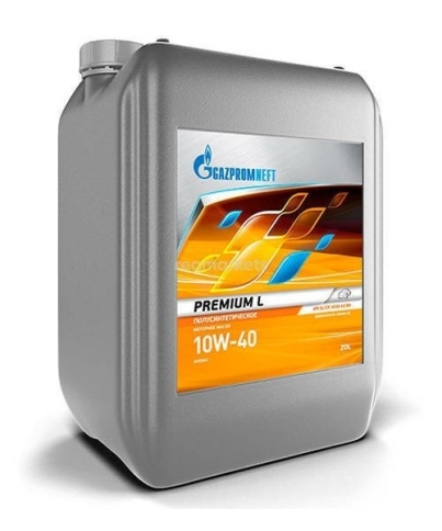 10W40 Gazpromneft  Premium L масло моторное  (20л / 17,83кг)   2389907288 фото 1