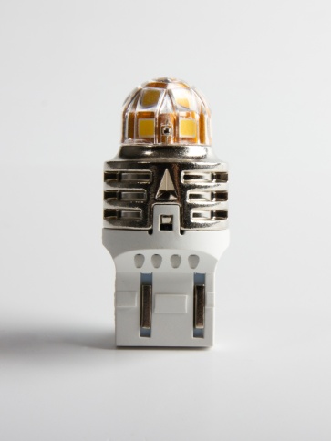 Лампа светодиод. T20 12-24V Lumen  Solarx S серия (Гранта ,W21/5W 7443 двухк.)  3.5W 460LM MLS-T20D фото 1