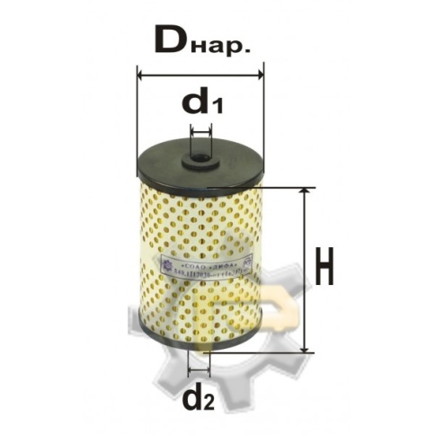 ФИЛЬТР ТОПЛ. ДИФА 6307 ЯМЗ 7511,840 (бумага) 840-1117040  фото 1