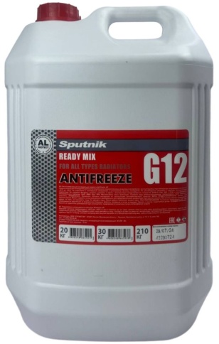 SPUTNIK антифриз G12 красный 20кг фото 1