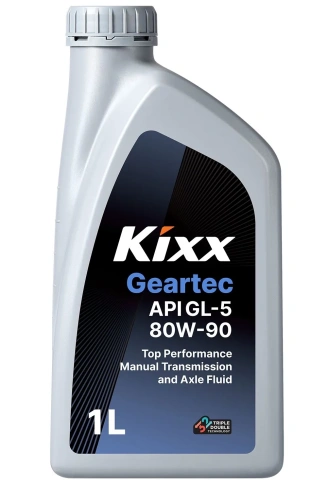 80w90 KIXX Geartec GL-5 масло трансмиссионное 1Л (новый артикул) фото 1