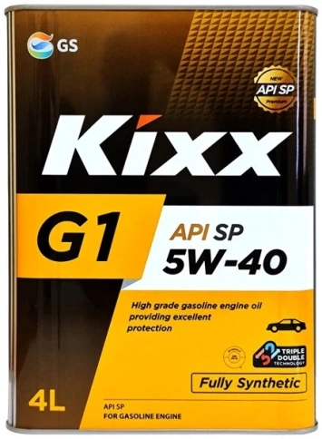 5W-40 Kixx GX7 SP Моторное масло 4л (бывший 5w40 KIXX G1 SP СИНТ, моторное масло 4 Л) фото 2