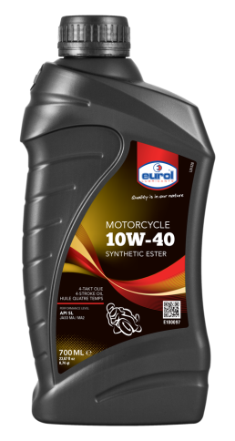4Т Eurol Motorcycle 10W-40  SL JASO MA 2 (п/синт.) 1 л масло фото 1