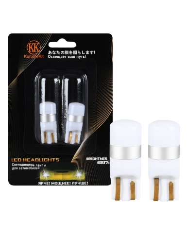 Лампа светодиод. T10 12-24V KurumaKit 3030 1SMD (W5W) БЛИСТЕР 18369 фото 1