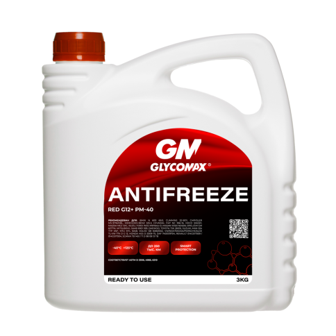Антифриз GLYCOMAX Red G12+ (красный)  3 кг фото 3