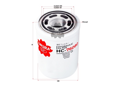 ФИЛЬТР МАСЛ. SAKURA HC76080 фото 1