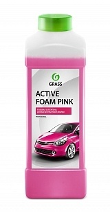 (АКЦИЯ) Автошампунь Active Foam Pink  Розовая пена GRASS 1 л. 113120 фото 1
