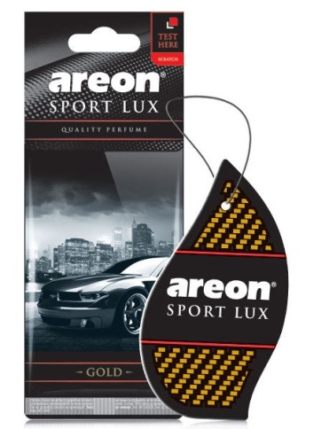 Ароматизатор  AREON сух "LUX SPORT" Золото фото 1