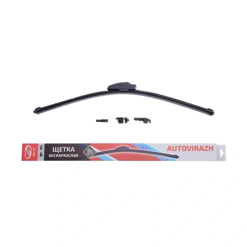 Щетка с/о "AV-155Y" 56см/22"  бескаркасная  AUTOVIRAZH AV-002215 фото 1