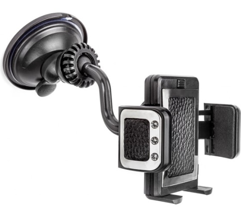 Держатель универсальный ( телефон,GPSнавигатор,КПК и пр.) "AUTOVIRAZH" (2 спос. крепления) AV-013148 фото 1