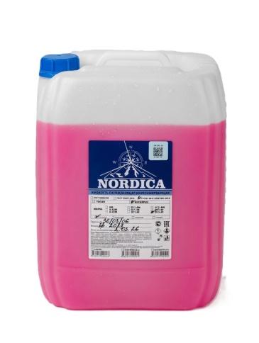 Antifreeze -40 G12 NORDICA красный (20 кг) фото 5