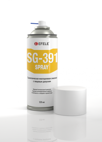 EFELE  SG-391 SPRAY (520 мл.) Синтетическая многоцелевая смазка фото 1