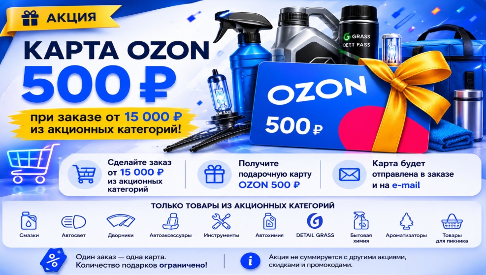 Подарок к заказу — карта Ozon